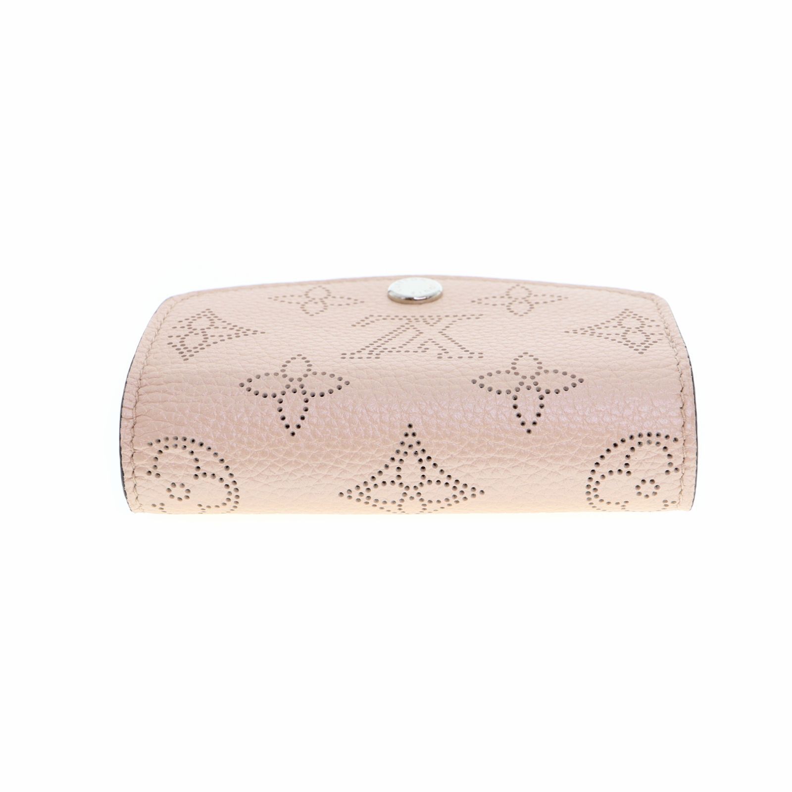 【中古】LOUIS VUITTON ルイヴィトン M80902 ポルトフォイユ・イリスXS マヒナ レザー 三つ折り財布 レディース メンズ 財布 マグノリア ピンクベージュ ブランド