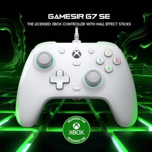 【新品】GameSir G7 SE 有線コントローラー Xbox One/Xbox Series X|S/PC用 ゲームパッド ホール効果採用ジョイスティック 3.5mmオーディオジャック付き b3b302ce