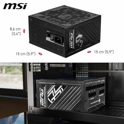 【新品】MSI MPG A1250GS PCIE5 PC電源ユニット 1250W ATX3.1/PCIe 5.1対応 80PLUS GOLD認証 フルモジュラー 静音 日本メーカーコンデンサ PS1543 45ca06c0