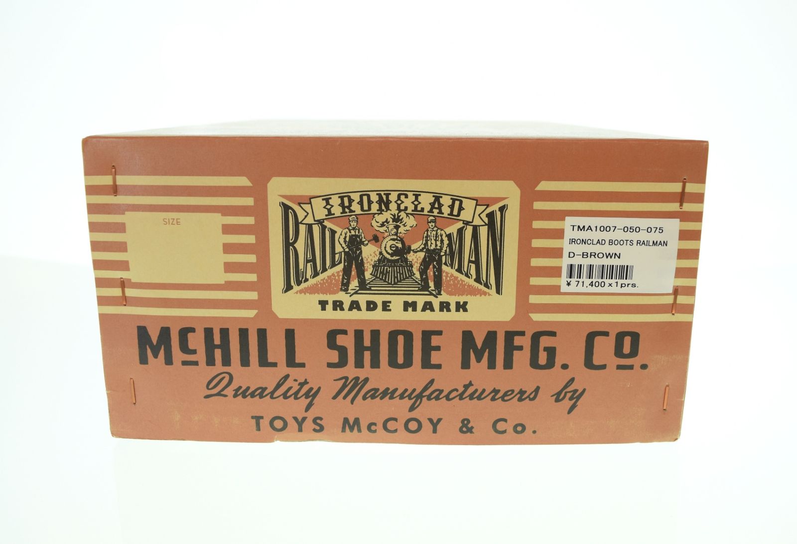 トイズマッコイ TOYS McCOY アイアンクラッド レイルマン ブーツ IRONCLAD BOOT RAILMAN CAT'S PAW ダークブラウン 882004 メンズ靴 ブーツ ワーク ブラウン 7.5 E 25.5cm 103S-1683 トイズマッコイ TOYS McCOY アイアンクラッド レイルマン ブーツ IRONCLAD BOOT RAILMAN CAT'S PAW ダークブラウン 882004 メンズ靴 ブーツ ワーク ブラウン 7.5 E 25.5cm 103S-1683