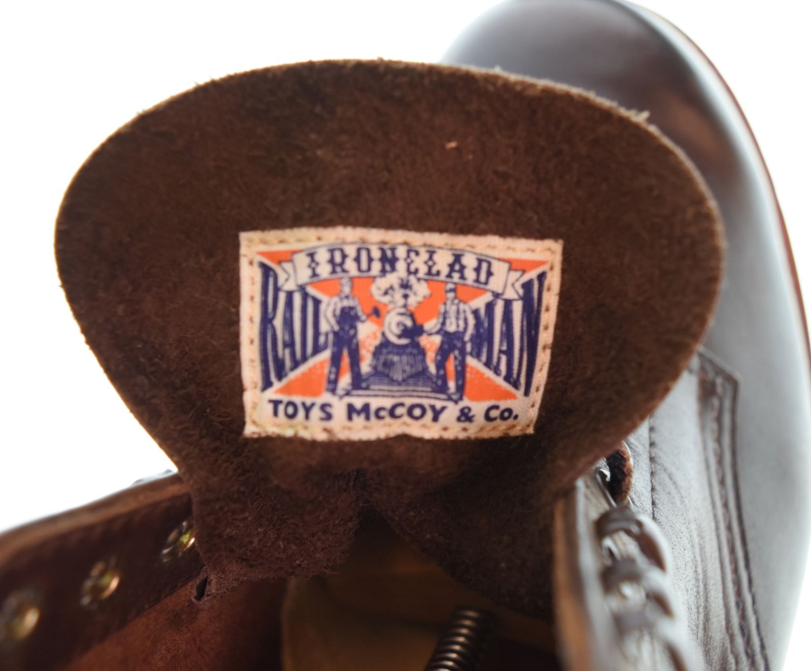 トイズマッコイ TOYS McCOY アイアンクラッド レイルマン ブーツ IRONCLAD BOOT RAILMAN CAT'S PAW ダークブラウン 882004 メンズ靴 ブーツ ワーク ブラウン 7.5 E 25.5cm 103S-1683 トイズマッコイ TOYS McCOY アイアンクラッド レイルマン ブーツ IRONCLAD BOOT RAILMAN CAT'S PAW ダークブラウン 882004 メンズ靴 ブーツ ワーク ブラウン 7.5 E 25.5cm 103S-1683