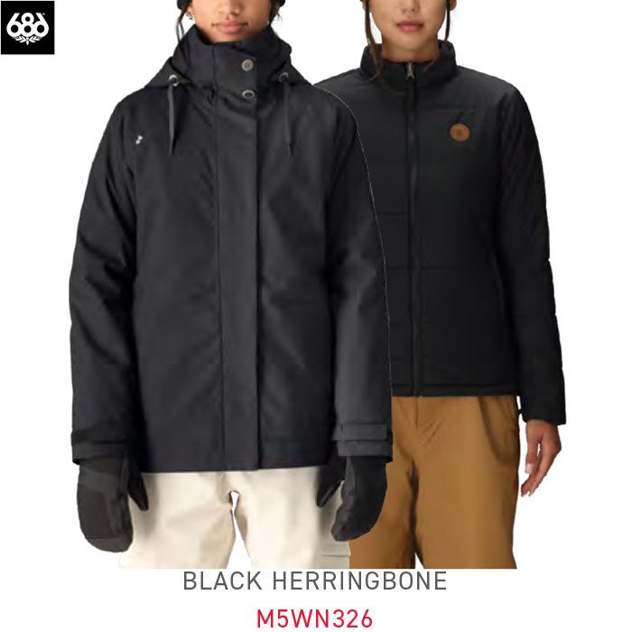 Sサイズのみ スノーウェア ジャケット レディース 25-26 686 SMARTY 3-in-1 Spellbound Jacket スノーボード スキー スノボ W SM SPELLBOUND JK BLHB