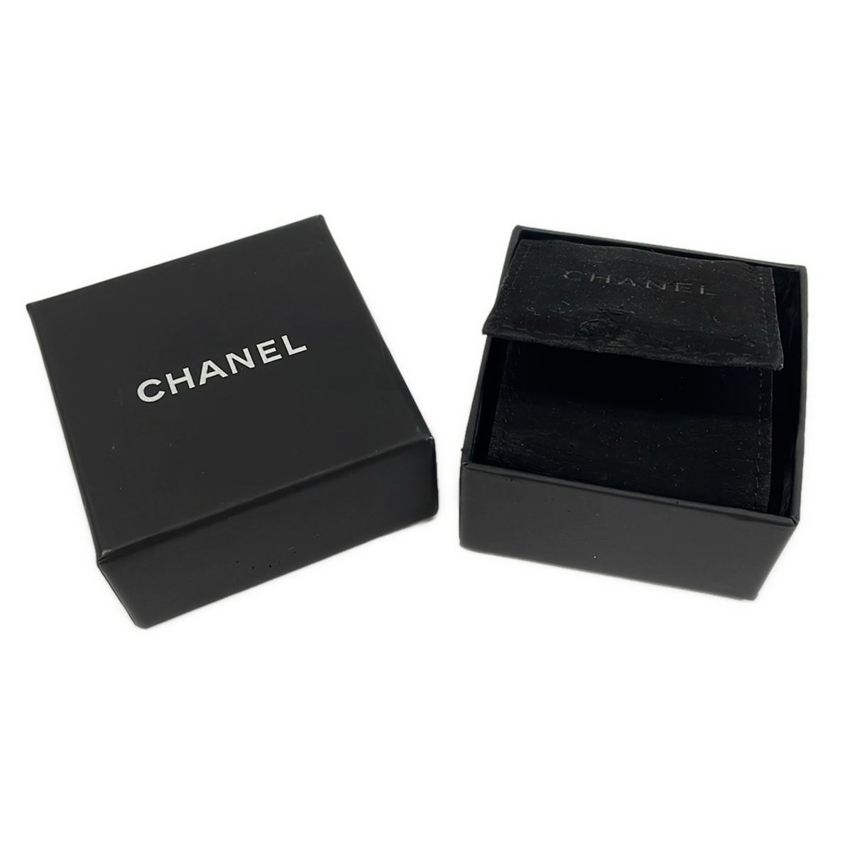 CHANEL(シャネル) ピアス美品 ココマーク シルバー×クリア