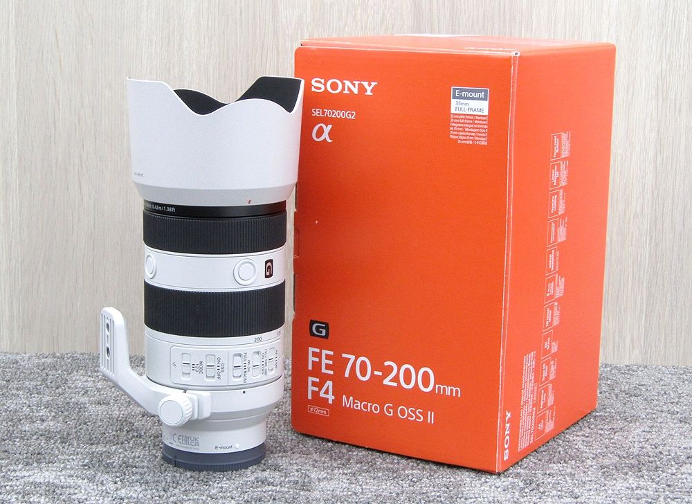 SONY ソニー 望遠ズームレンズ FE 70-200mm F4 Macro G OSSⅡ Eマウント SEL70200G2 カメラレンズ