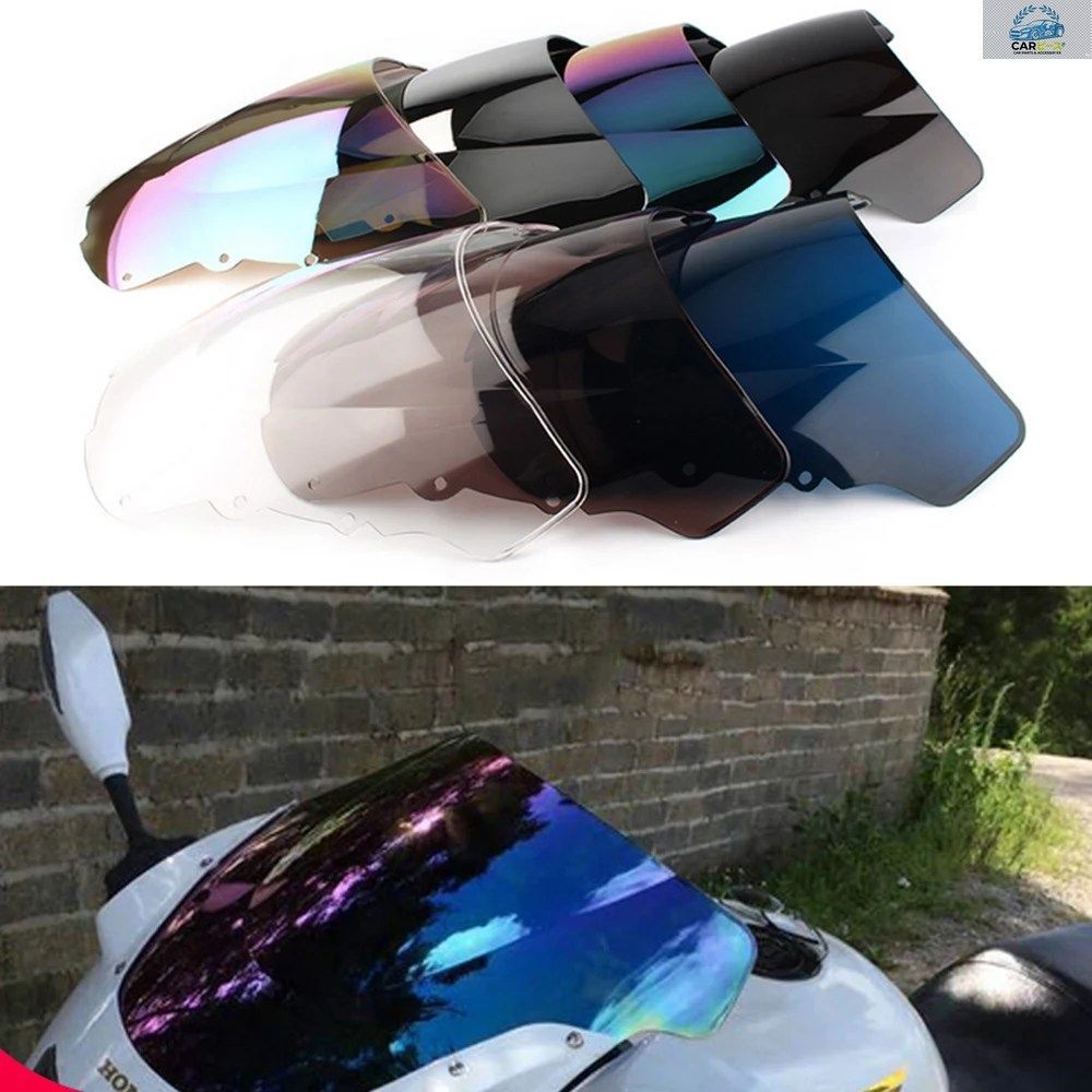 ホンダ CBR1100XX CBR 1100 XX 1100XX 1996-2007 用ウインドシールド ダブルバブルウインドスクリーン オートバイアクセサリー フェアリン