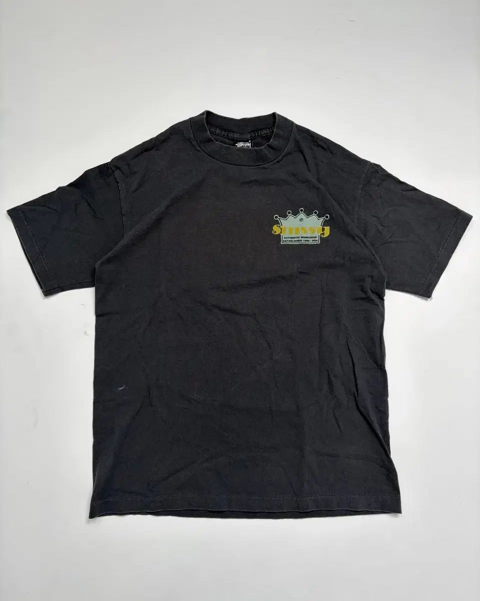 90s Stussy Crown Tee (black)