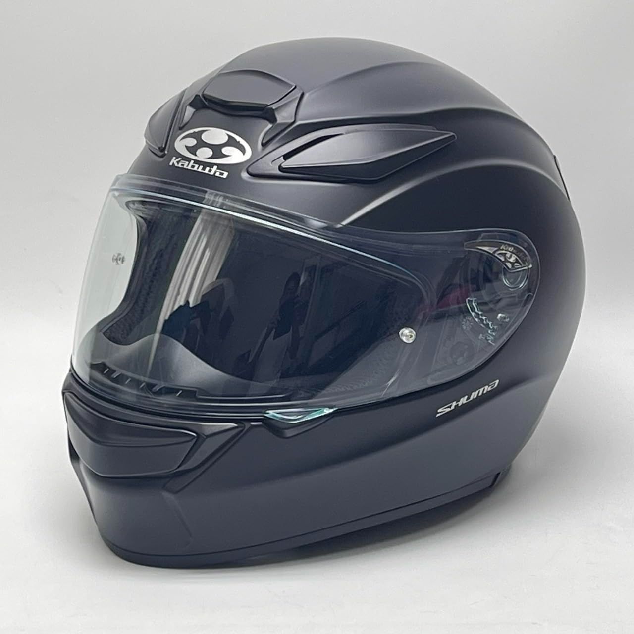 オージーケーカブト(OGK KABUTO)バイクヘルメット フルフェイス SHUMA フラットブラック (サイズ:M)　No3078