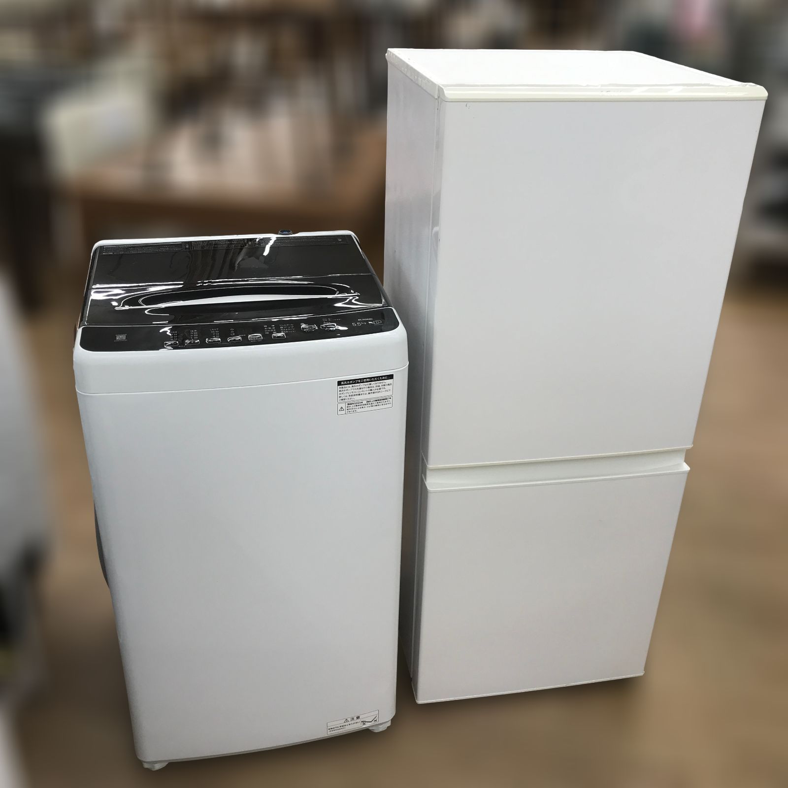 ★関東地域限定販売★リユースのサカイ春日部店★ 2ドア冷蔵庫 & 縦型洗濯機 家電2点セット 海外メーカー製★配送料込み★ 管理1128-01