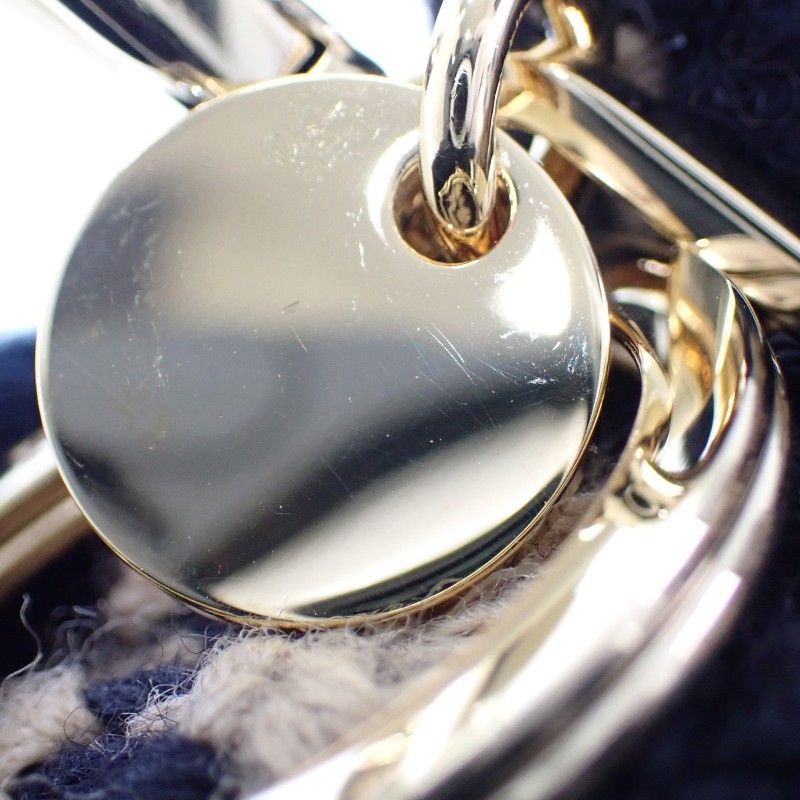 プラダ PRADA Teddy キーチェーンチャーム 1TO062_2HK1_F040X キーホルダー コットン モヘア ホワイト キャメル ブラック ゴールド金具 レディース 箱付き【中古】【Aランク】
