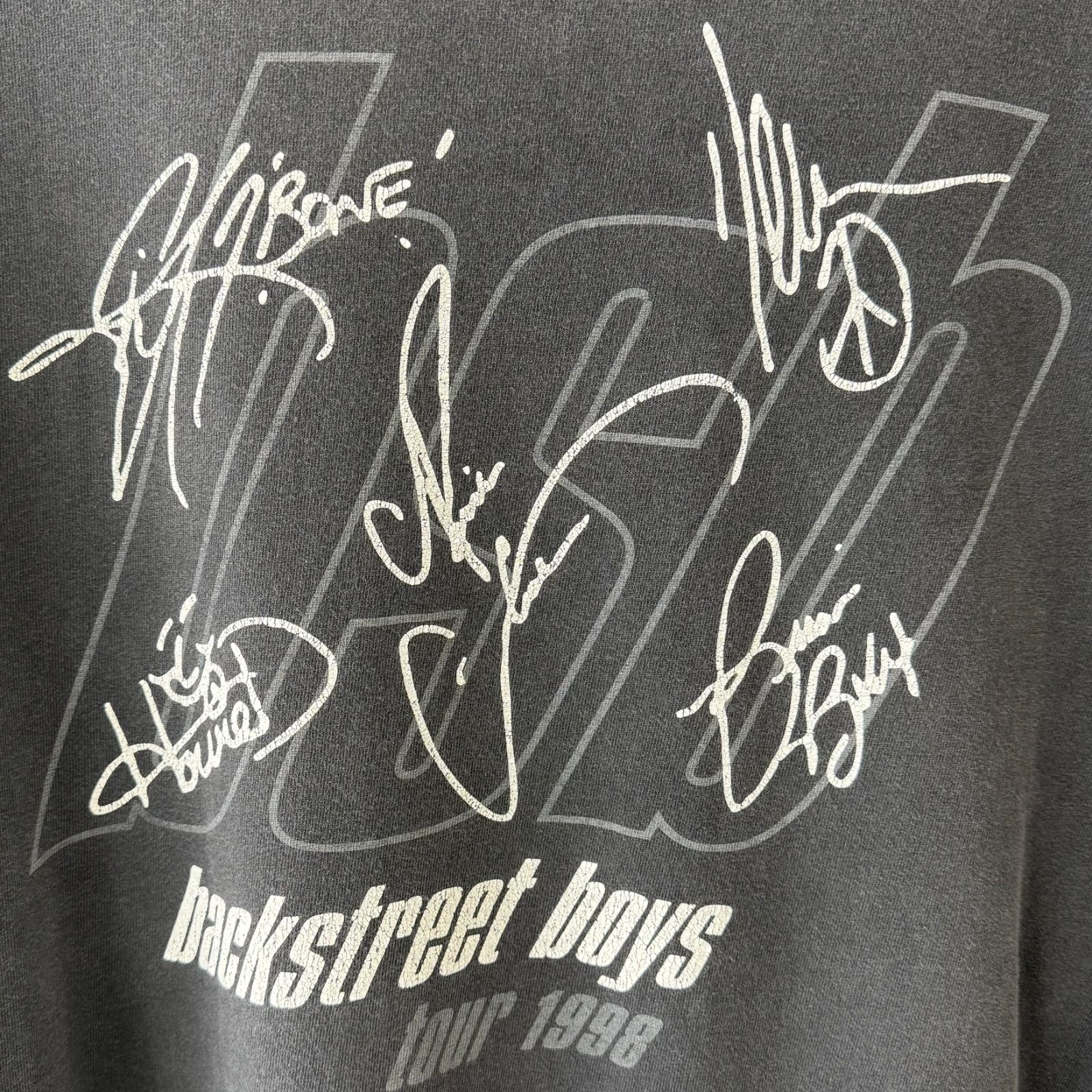 90s BACKSTREET BOYS バックストリートボーイズ 1998 TOUR TEE WINTERLAND XL ウインターランド