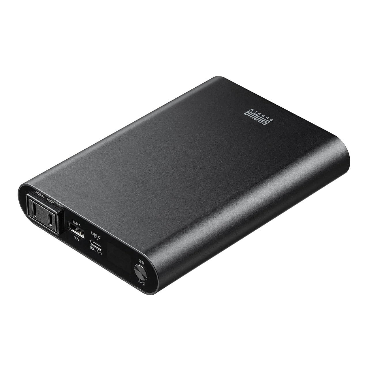 サンワダイレクト ポータブル電源 小型 13200mAh AC 100V Type-C×1 USB A×1 PD 30W 急速充電 機内持ち込み可 ポタ電 700-BTL061Ju 7f6ac5a2
