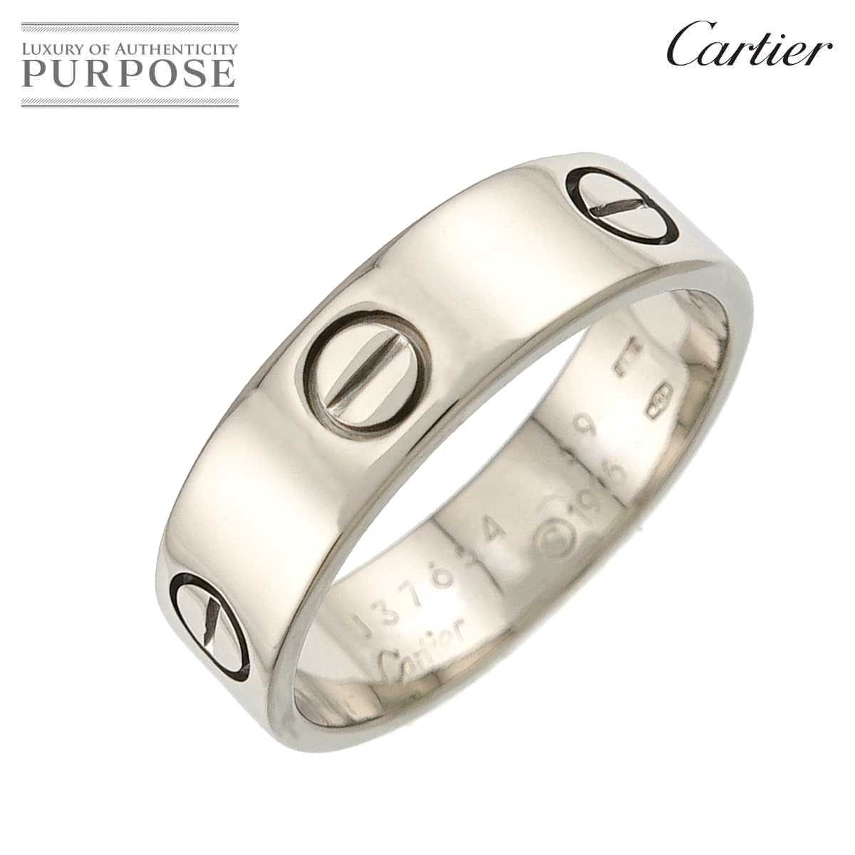 カルティエ Cartier ラブ #59 リング K18 WG ホワイトゴールド 750 指輪 Love Ring 90326415