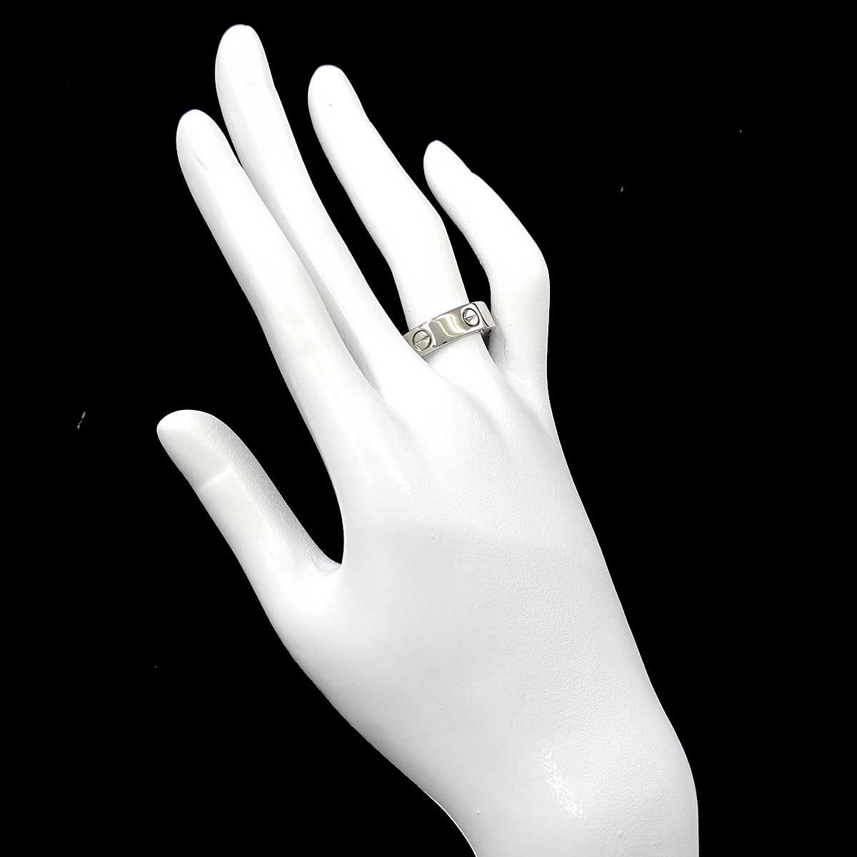 カルティエ Cartier ラブ #59 リング K18 WG ホワイトゴールド 750 指輪 Love Ring 90326415 カルティエ Cartier ラブ #59 リング K18 WG ホワイトゴールド 750 指輪 Love Ring 90326415