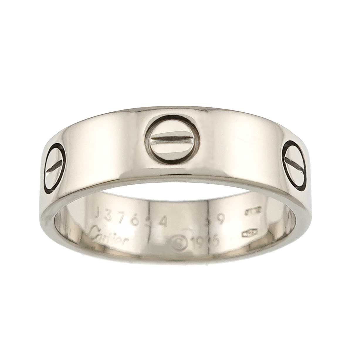カルティエ Cartier ラブ #59 リング K18 WG ホワイトゴールド 750 指輪 Love Ring 90326415 カルティエ Cartier ラブ #59 リング K18 WG ホワイトゴールド 750 指輪 Love Ring 90326415
