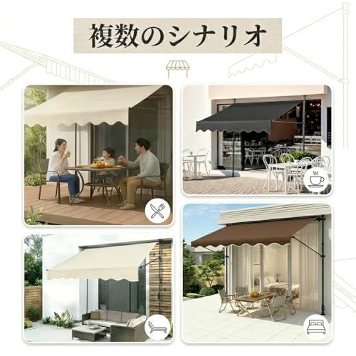 【HOVIRA】オーニングテント日除け シェード 巻き取り式 サンシェード 角度、高さの調節が可能 つっぱり日よけスクリーン 穴あけ不要 簡単設置 日除け 雨よけ UVカット (グレー, 2m)Ju 1b75d083 【HOVIRA】オーニングテント日除け シェード 巻き取り式 サンシェード 角度、高さの調節が可能 つっぱり日よけスクリーン 穴あけ不要 簡単設置 日除け 雨よけ UVカット (グレー, 2m)Ju 1b75d083
