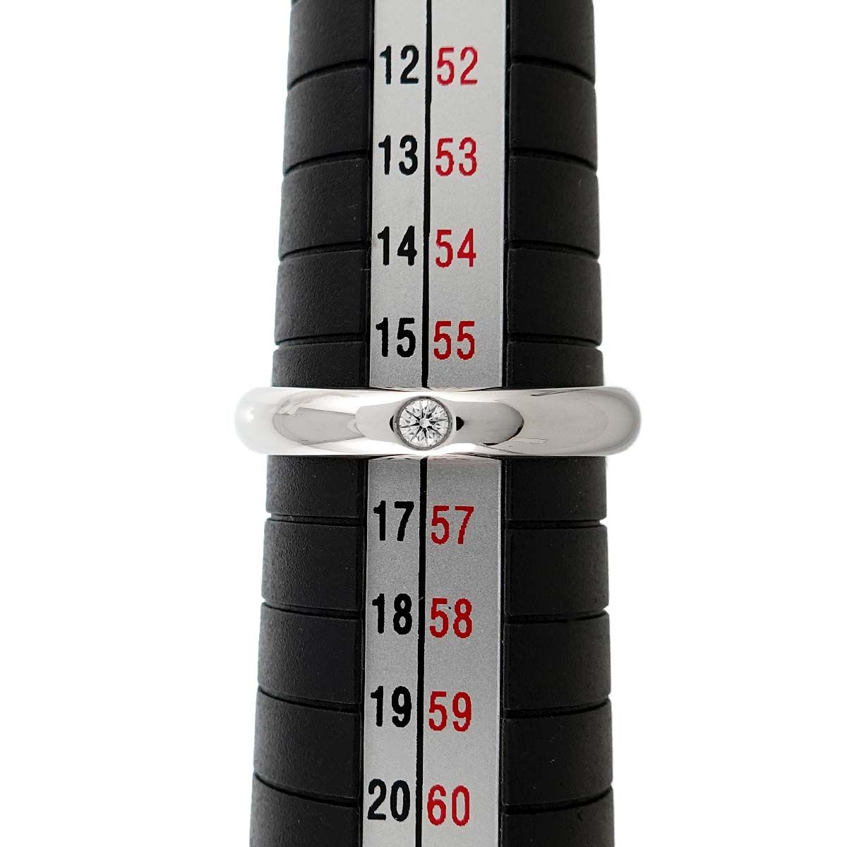 カルティエ Cartier 1895 クラシック #56 リング ダイヤ 1P Pt 幅3.5mm プラチナ 指輪 Classic Ring 90326456