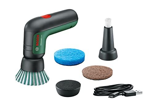 Bosch（ボッシュ）3.6Vコードレスクリーニングブラシ(本体、硬質ブラシ、ディティールブラシ、パットホルダー、ハード磨きバッド、ソフト磨きパット 、MicroUSBケーブル付) BRUSH 防水機能 水回りのお掃除Ju 72d9f414