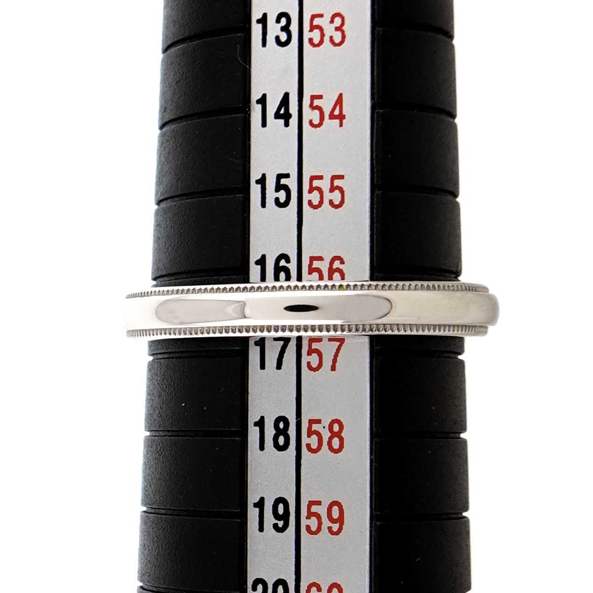 ティファニー TIFFANY&Co. ミルグレイン 16.5号 リング 幅3mm Pt プラチナ 指輪 トゥギャザー Milgrain Ring 90326493