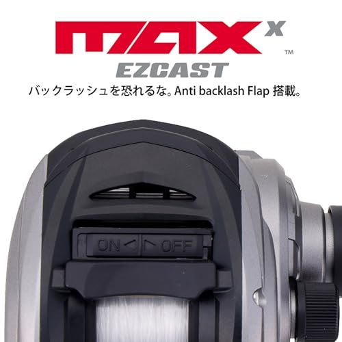 Abu Garcia (アブガルシア) MAX X EZCAST マックス エックス イージーキャスト ベイトリール 初心者 初級者Ju 2111129d Abu Garcia (アブガルシア) MAX X EZCAST マックス エックス イージーキャスト ベイトリール 初心者 初級者Ju 2111129d
