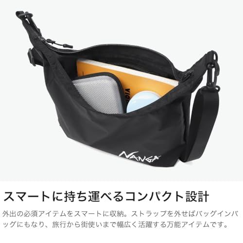 [ナンガ] バッグ ショルダーバッグ サコッシュ FIBERMAX TUL COMPACT SACOCHE メンズ N2610-3N014ZJu 00112c12