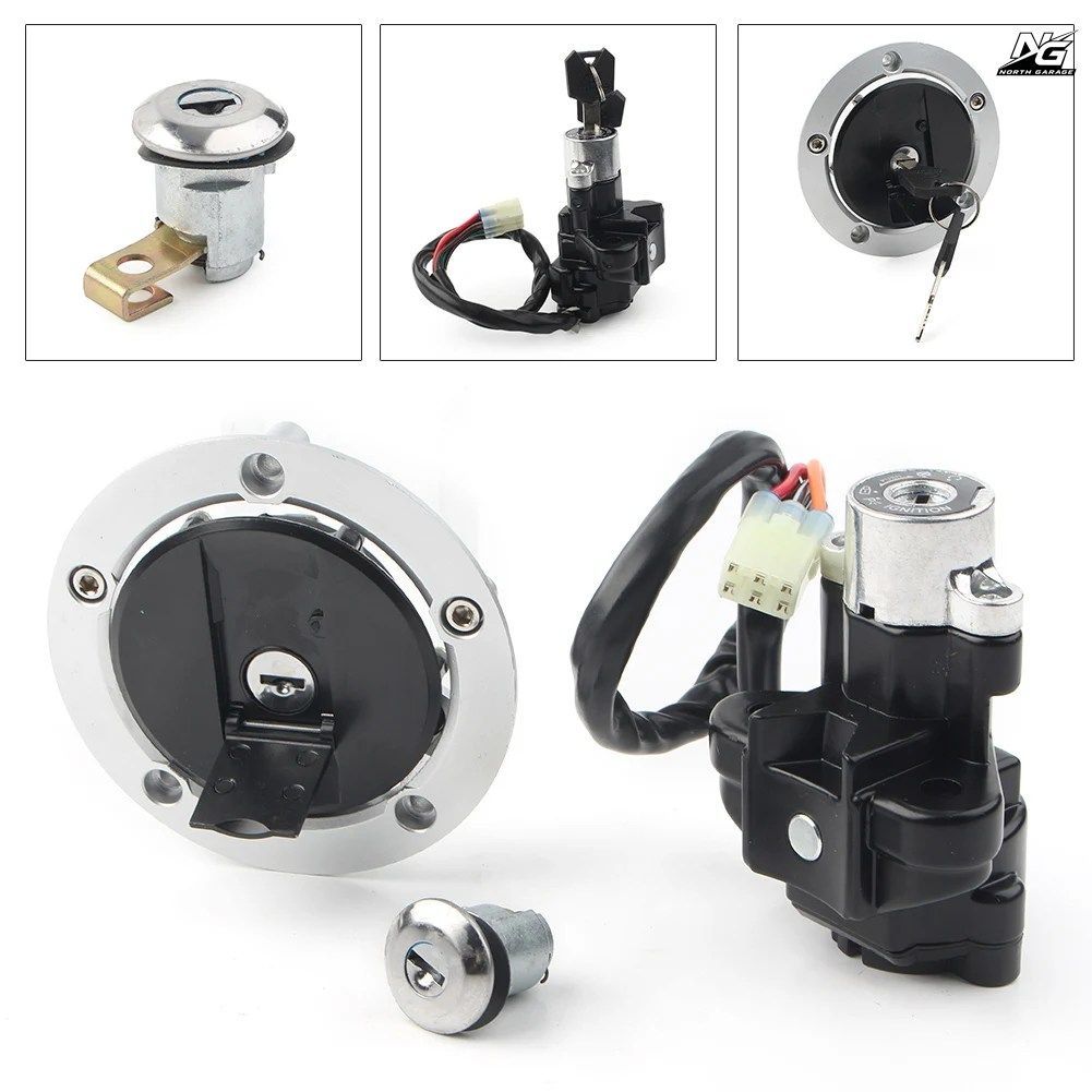 オートバイのイグニッションスイッチ、シートロック、燃料キャップ、タンクカバー、キー2個、GSXR600、GSXR750、GSXR1000、K5、K6、K7、GSF