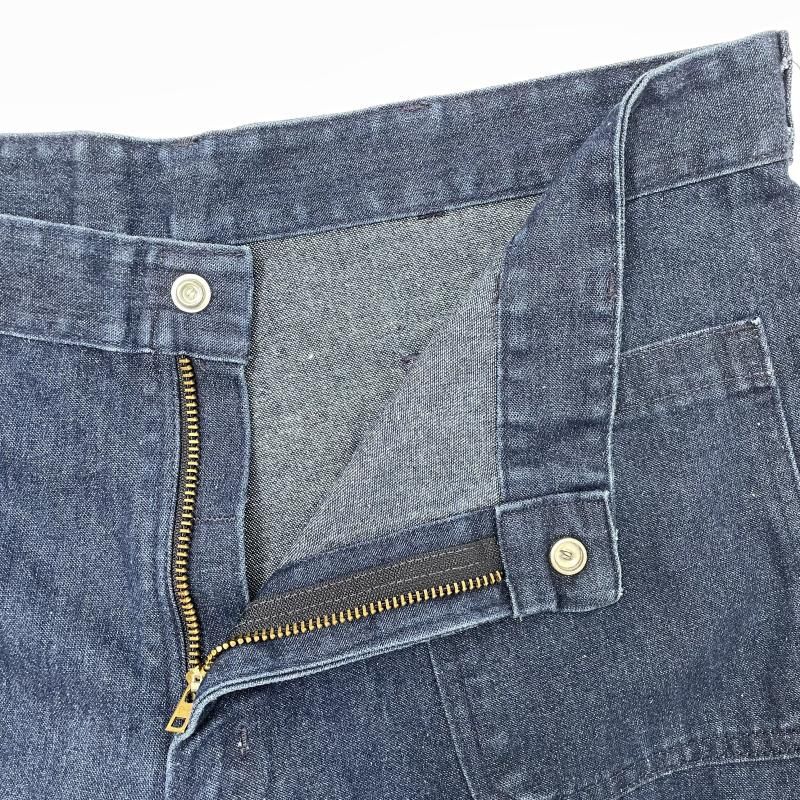 【中古】70s Seafarer U.S.NAVY sailor pants サイズ不明 インディゴ セーラーパンツ シーフェアラー[17]