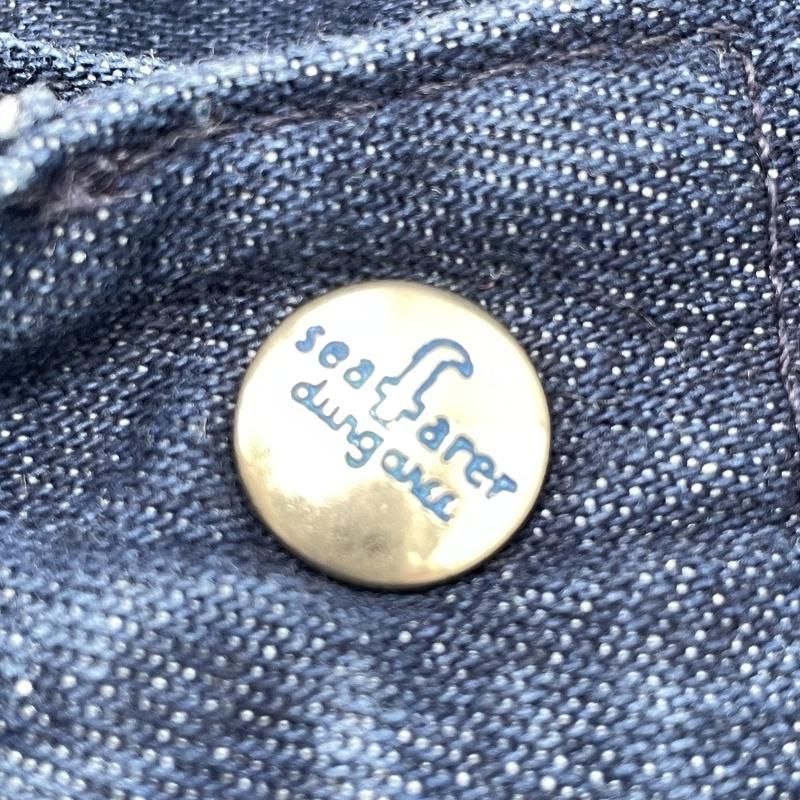 【中古】70s Seafarer U.S.NAVY sailor pants サイズ不明 インディゴ セーラーパンツ シーフェアラー[17]