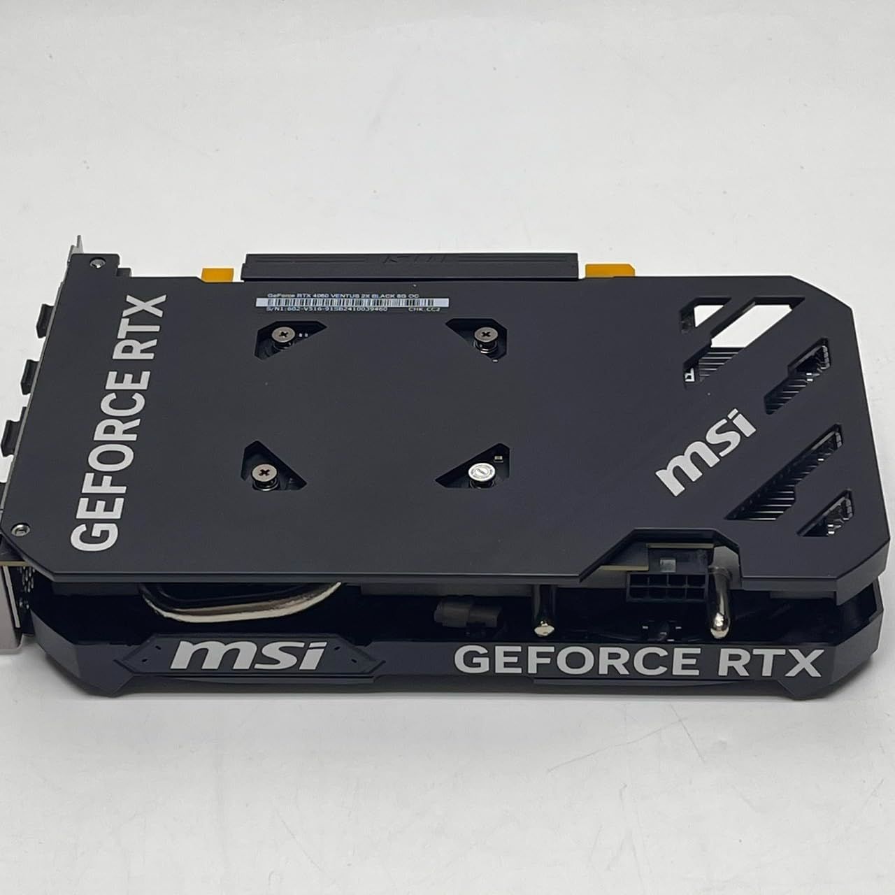 MSI GeForce RTX 4060 VENTUS 2X BLACK 8G OC グラフィックスボード VD8560 No3079 MSI GeForce RTX 4060 VENTUS 2X BLACK 8G OC グラフィックスボード VD8560 No3079
