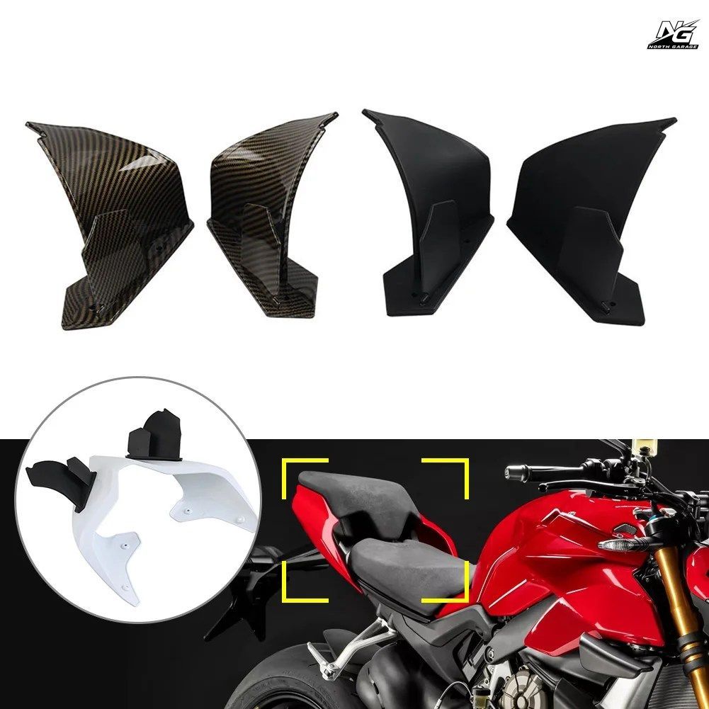 オートバイ用リアテールスポイラー固定ウィングフェアリングウィングレット DUCATI PANIGALE V4S V4 V4R SUPERLEGGERA 2018 - 22