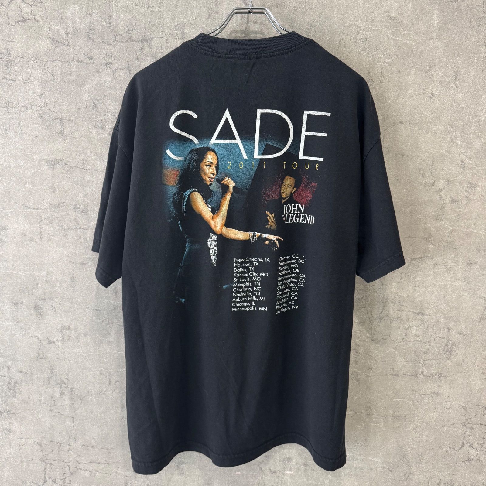 00s SADE シャーデー 2011 TOUR TEE ALSTYLE アルスタイル vintage ヴィンテージ 古着 両面プリント