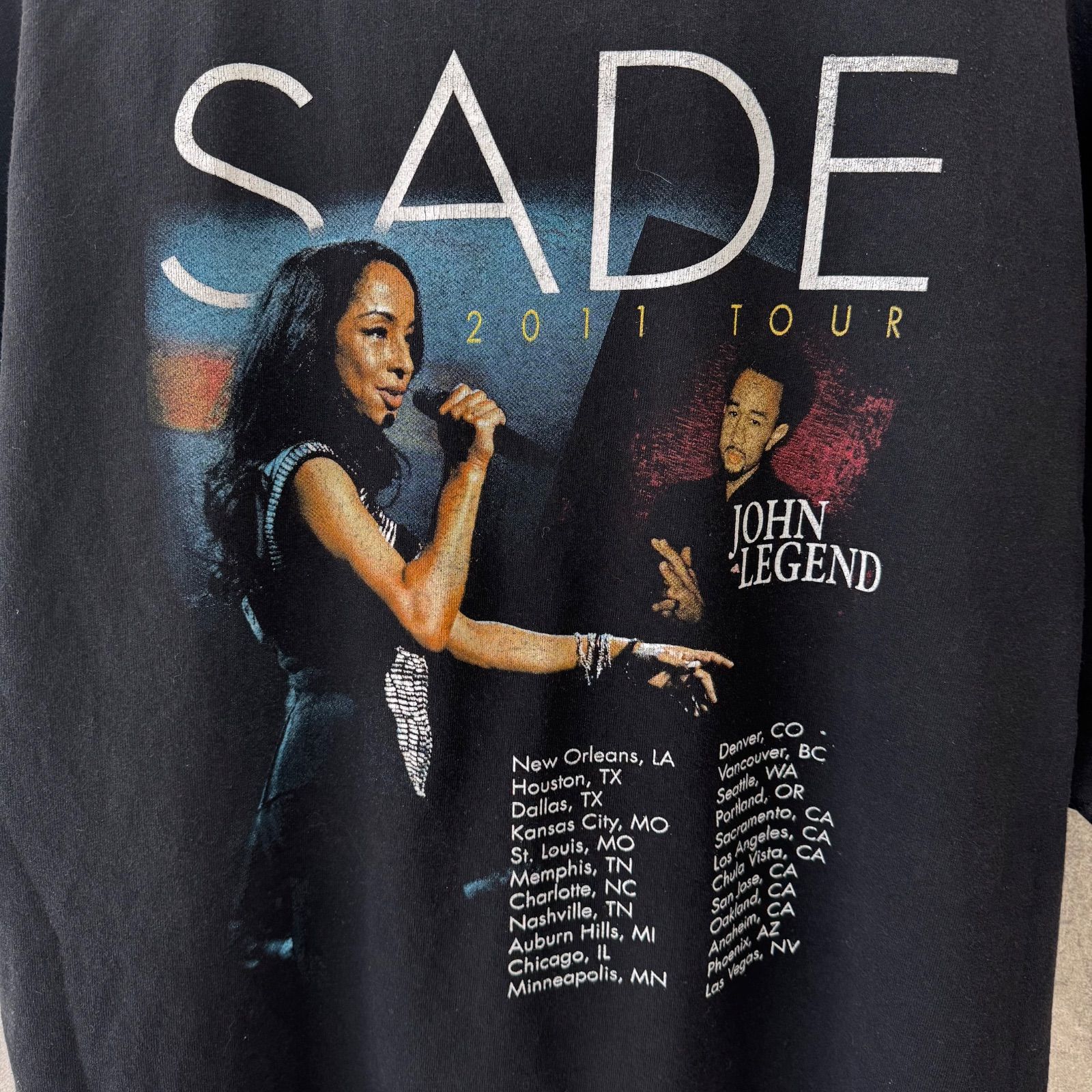 00s SADE シャーデー 2011 TOUR TEE ALSTYLE アルスタイル vintage ヴィンテージ 古着 両面プリント