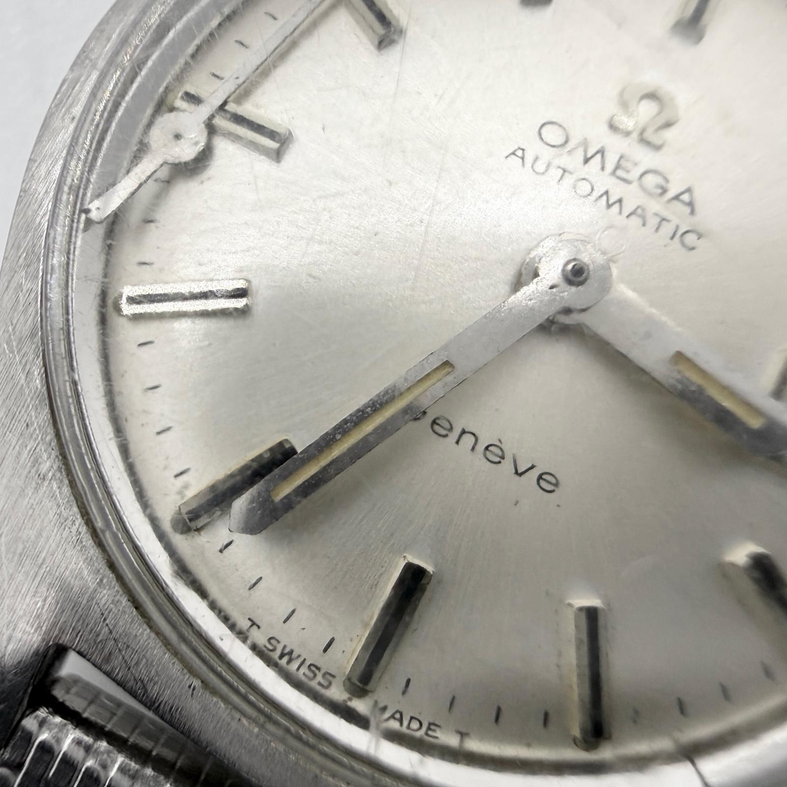 OMEGA オメガ Geneve ジュネーブ 136.041 シルバー AT レディース 腕時計 稼働品