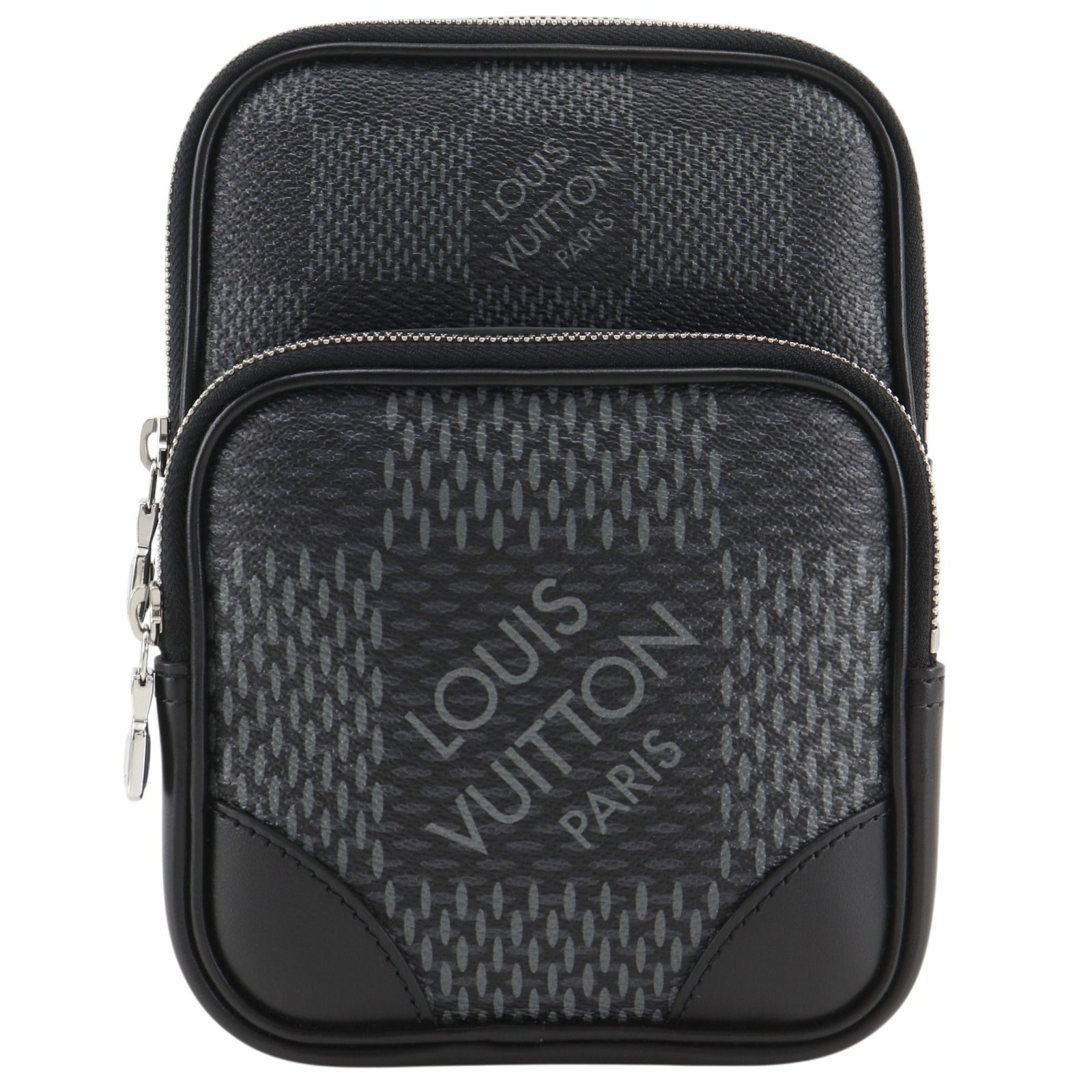 【LOUIS VUITTON】ルイ・ヴィトン アマゾン スリング ボディバッグ N50012 ダミエグラフィットキャンバス 黒 メンズ ショルダーバッグ