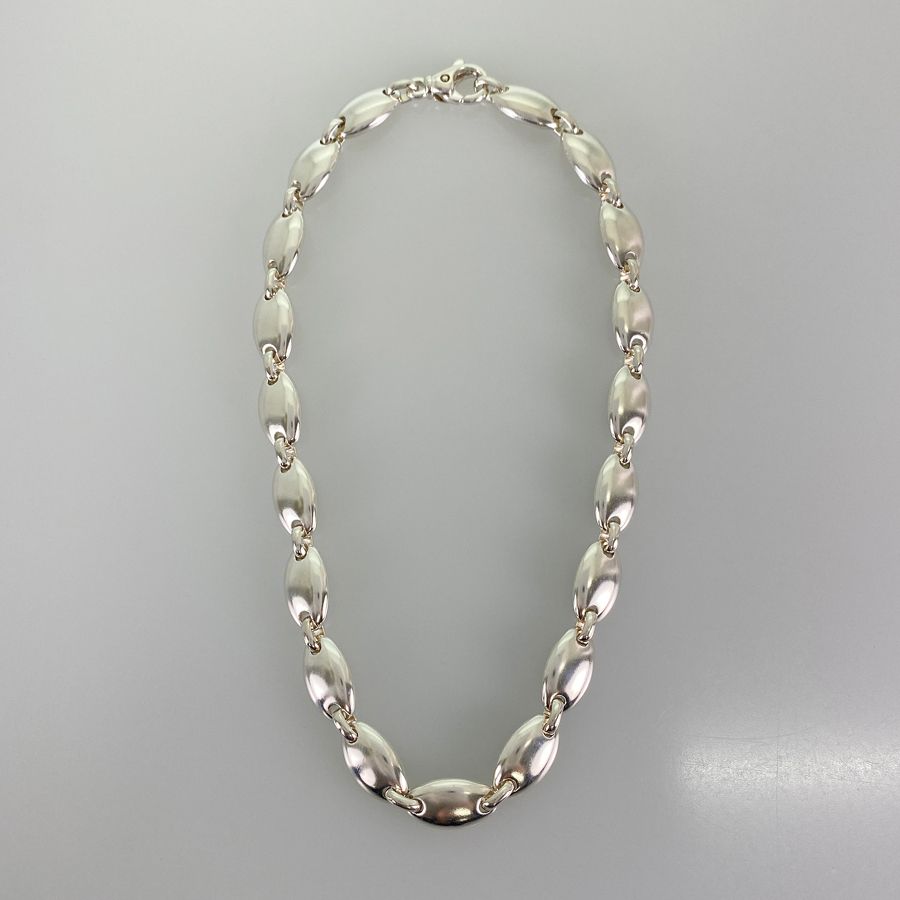 ティファニー TIFFANY&Co. ペブル リンク Sv925 ネックレス sss【中古】