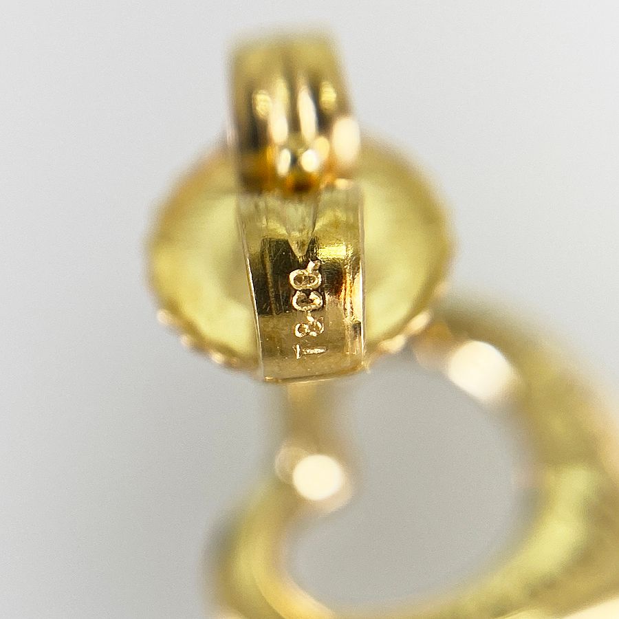 ティファニー TIFFANY&Co. エルサ ペレッティ オープンハート K18YG ピアス sss【中古】
