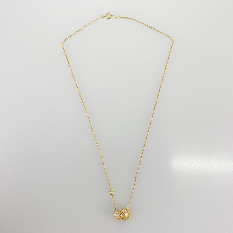 スタージュエリー STAR JEWELRY K18YG ダイヤモンド ネックレス sst【中古】 スタージュエリー STAR JEWELRY K18YG ダイヤモンド ネックレス sst【中古】