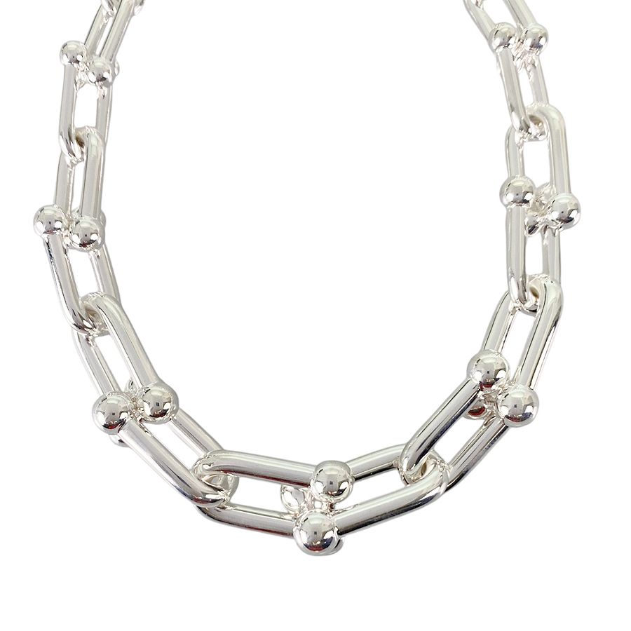 ティファニー TIFFANY&Co. ハードウェア グラジュエイテッド リンク Sv925 ネックレス sst【中古】 ティファニー TIFFANY&Co. ハードウェア グラジュエイテッド リンク Sv925 ネックレス sst【中古】