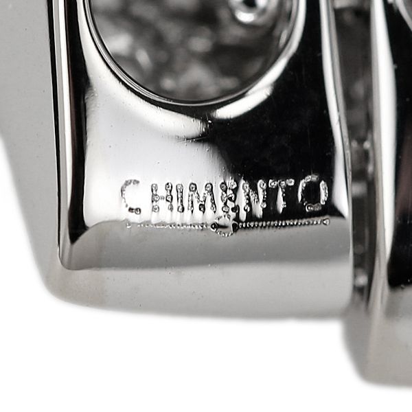 キメント ダイヤモンド ネックレス K18ホワイトゴールド CHIMENTO パヴェ 中古 宝正 906884