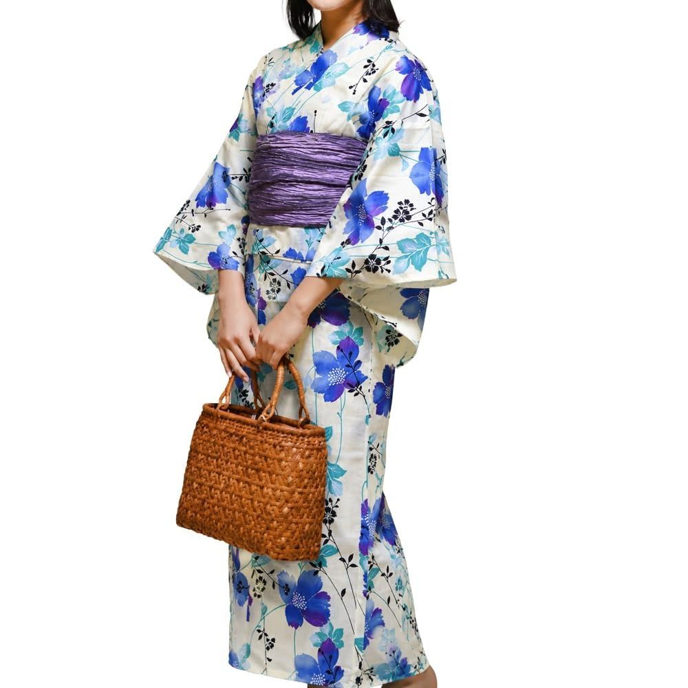 [部坂呉服店ＨＥＳＡＫＡ] セパレート 浴衣 2点 セット / 12(アイボリー)