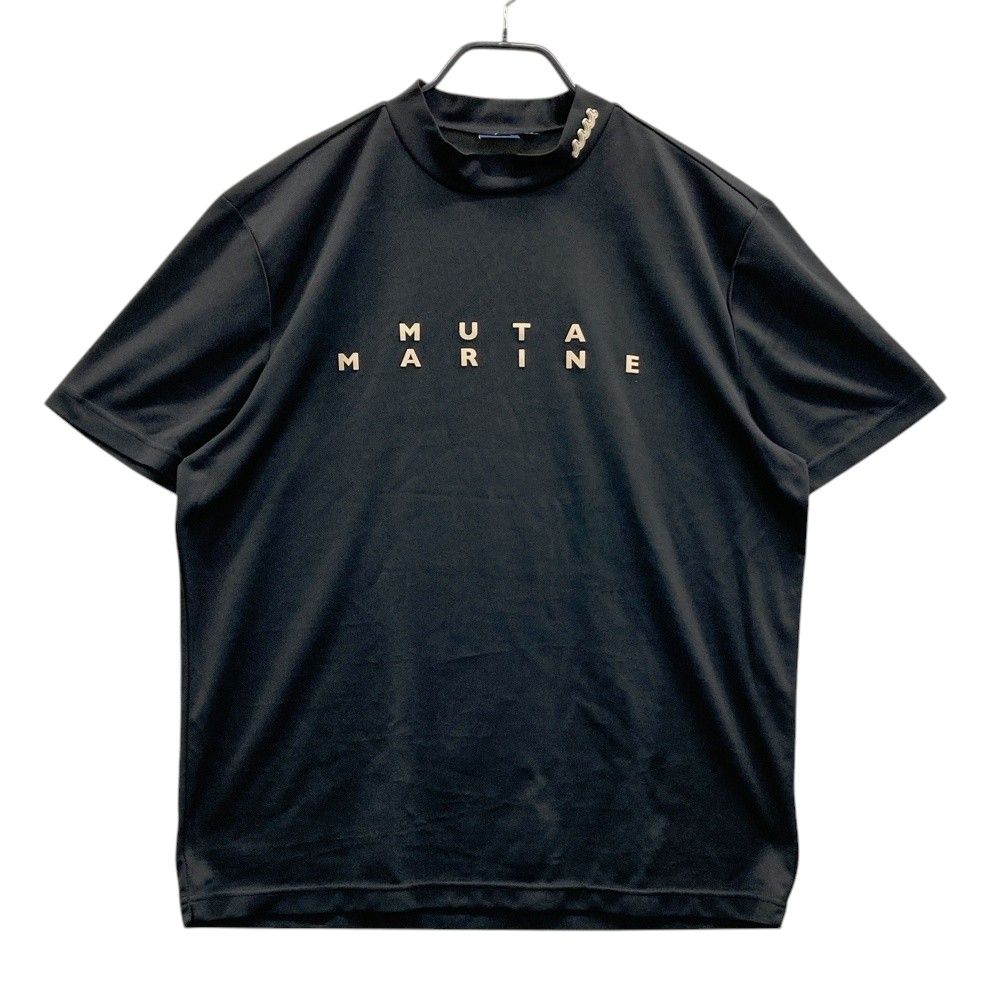 サイズ：8 MUTA MARINE ムータマリン ハイネック半袖Tシャツ ブラック系 [240101599814] ゴルフウェア メンズ ストスト