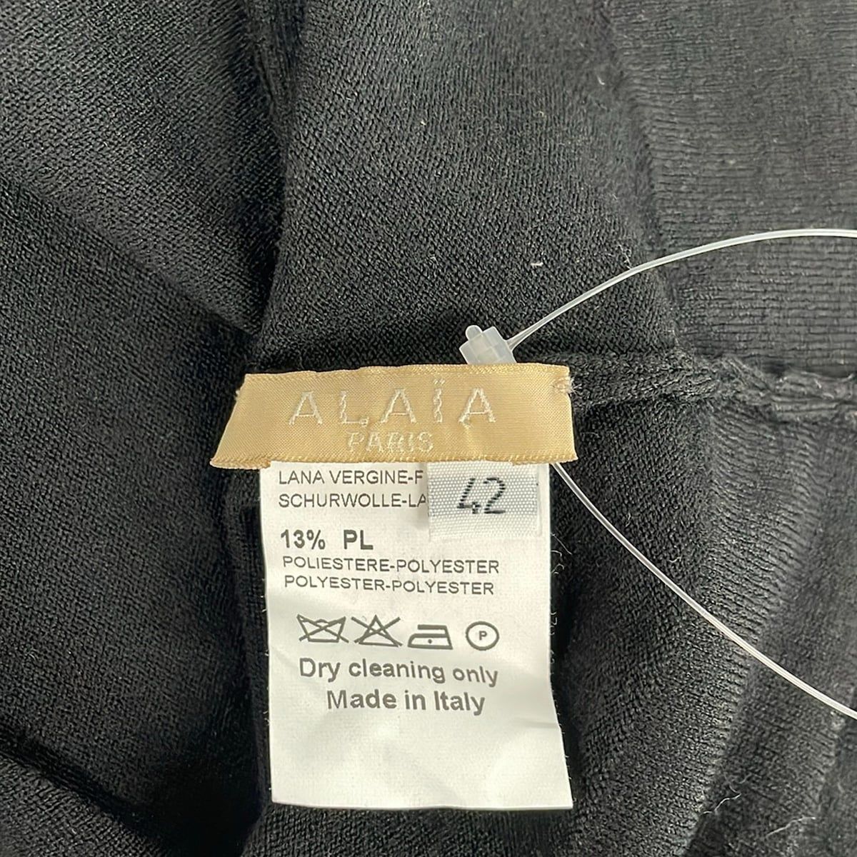 ALAIA(アライア) カーディガン サイズ42 L レディース美品 - 黒 長袖
