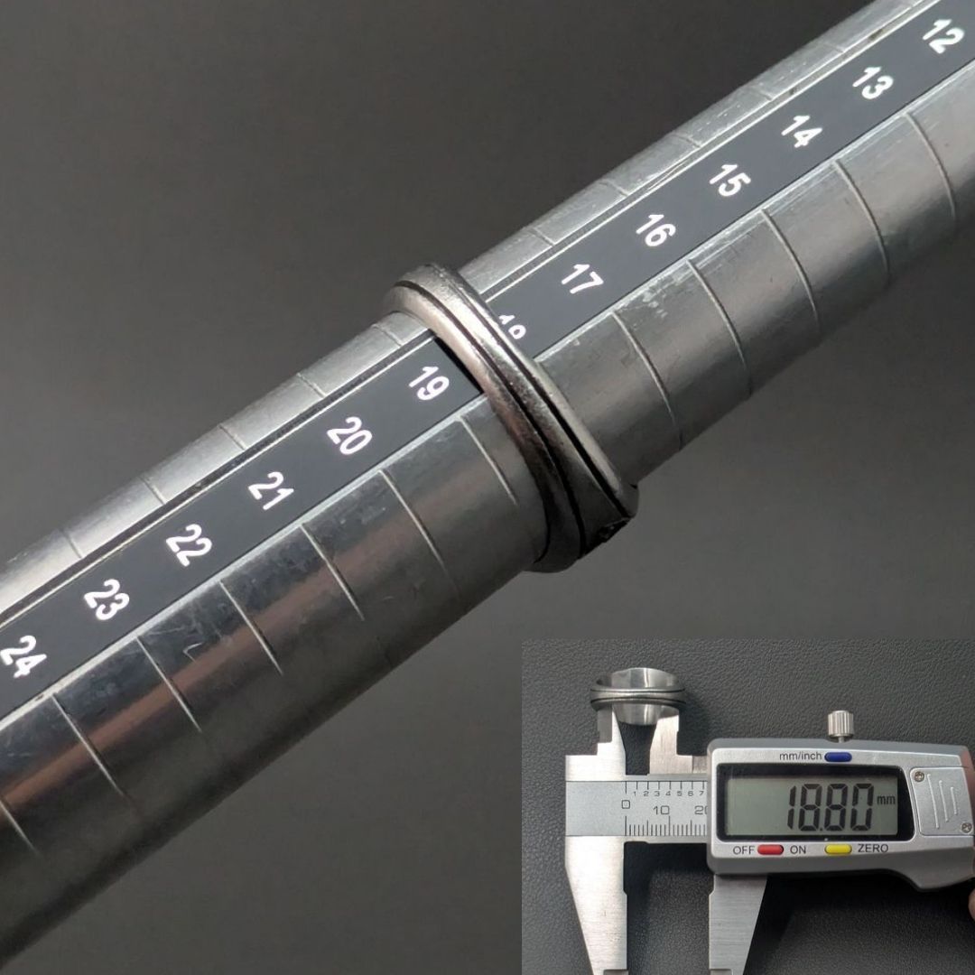 JOHN ROBERTS 18.5号 1983年 カレッジリング ブルーストーン Siladium
