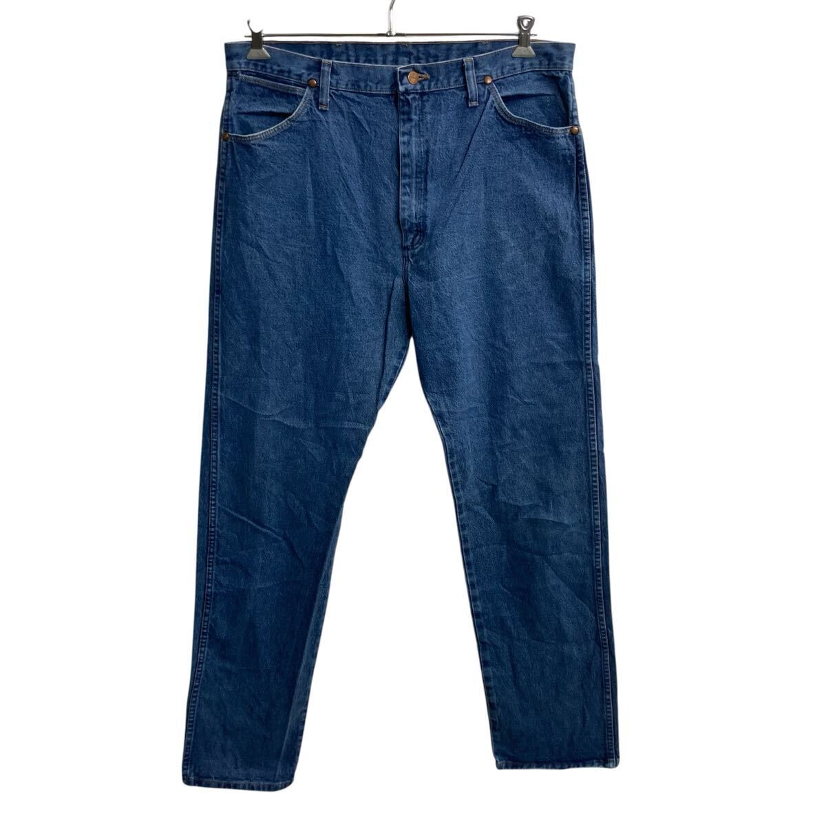 品質保証，2025 メキシコ製 Wrangler デニムパンツ W38 ブルー 