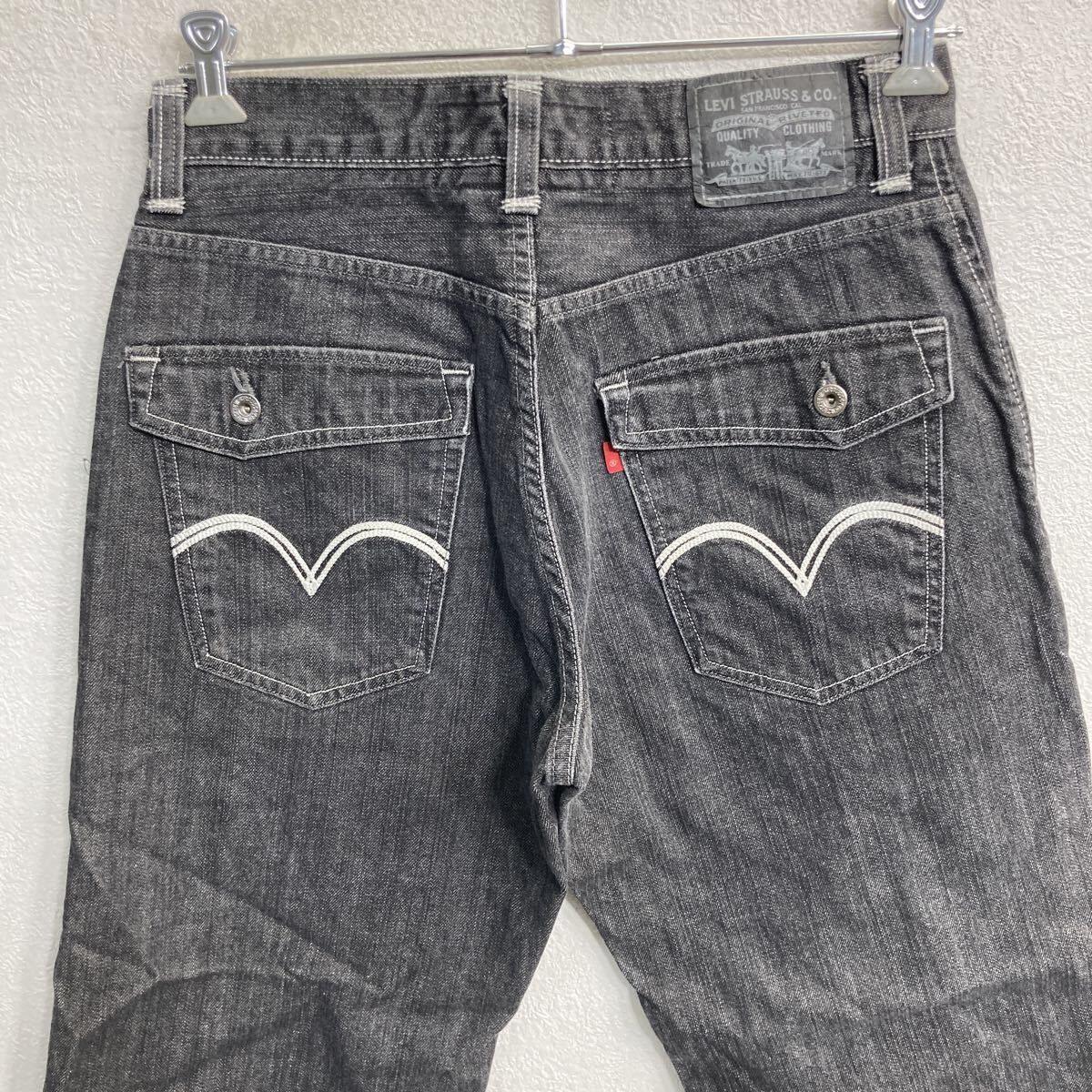 メキシコ製 Levi's 569 デニムパンツ W32 ブラック リーバイス ジップ