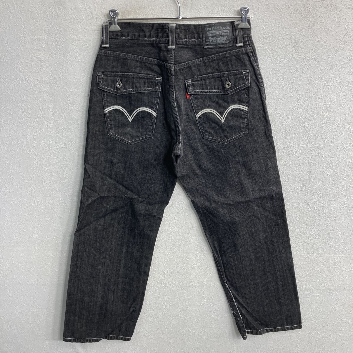メキシコ製 Levi's 569 デニムパンツ W32 ブラック リーバイス ジップ