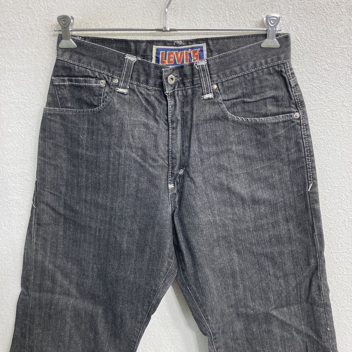 メキシコ製 Levi's 569 デニムパンツ W32 ブラック リーバイス ジップ