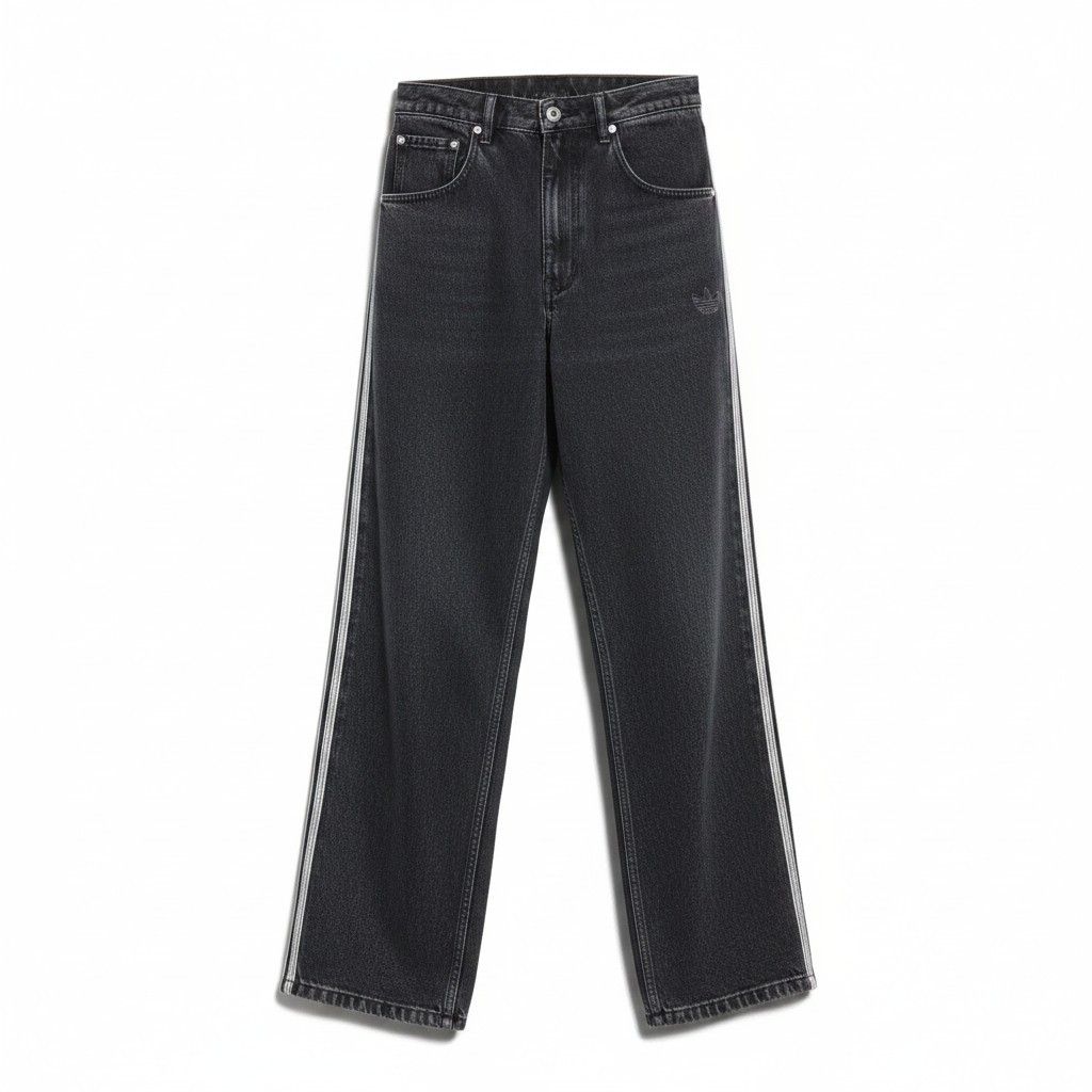 Mf8 【美品】  Originals アディダス Adicolor Denim Firebird Pants アディカラー デニム ファイヤーバード パンツ JC6718 サイズ34 トゥルーブラックデニム コットン100％ メンズk02i Mf8 【美品】 adidas Originals アディダス Adicolor Denim Firebird