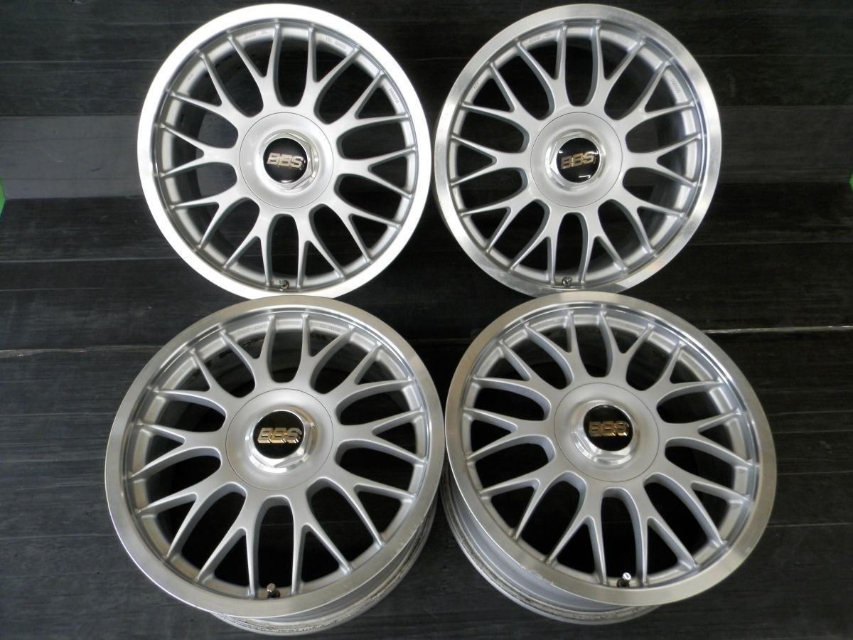 BBS RG244 社外 17インチアルミホイール 4本SET 8.0J +38 5H 114.3 73φ RG