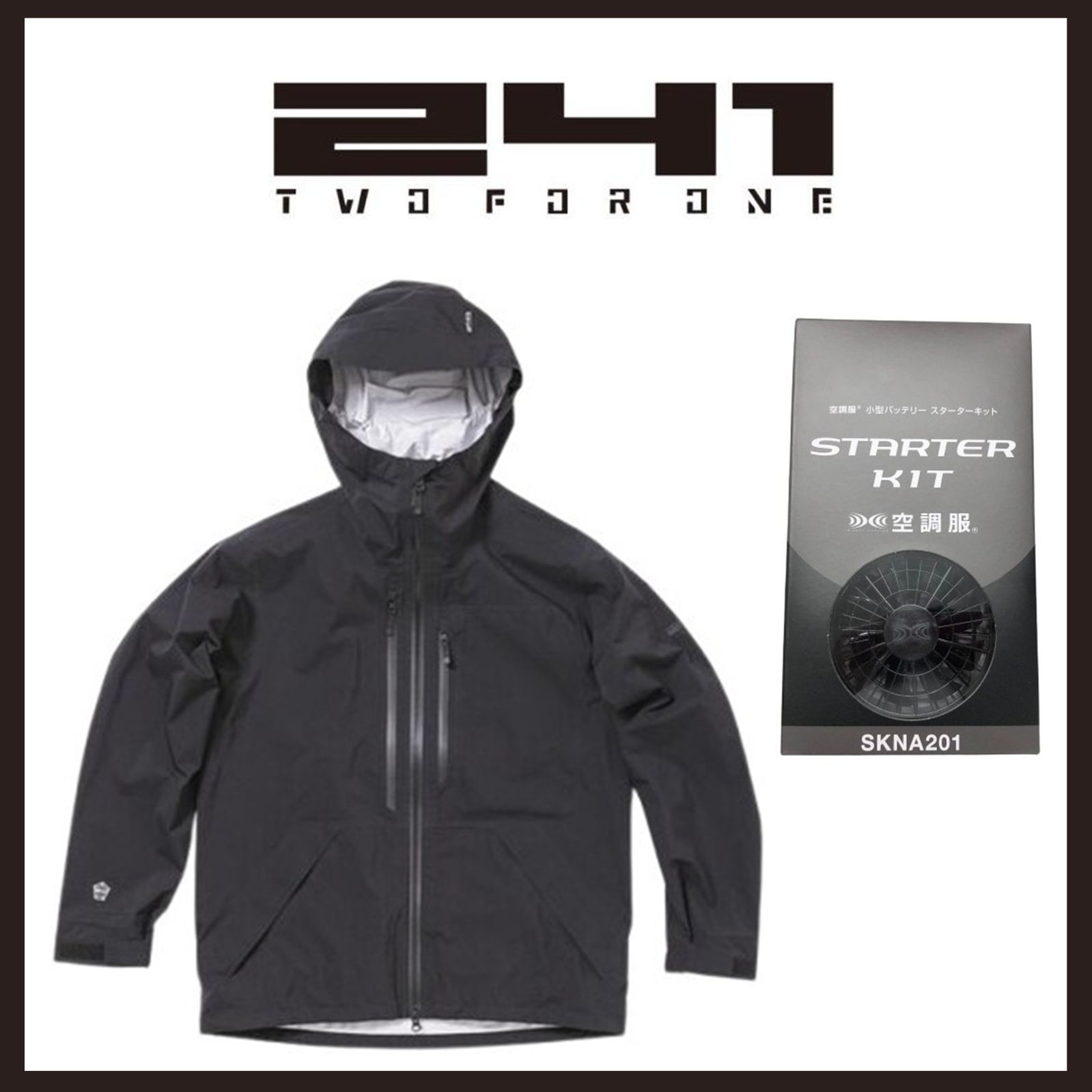新品未使用　241（トゥーフォーワン）　AREA241-AC ARTISANS ジャケット　L　ブラック