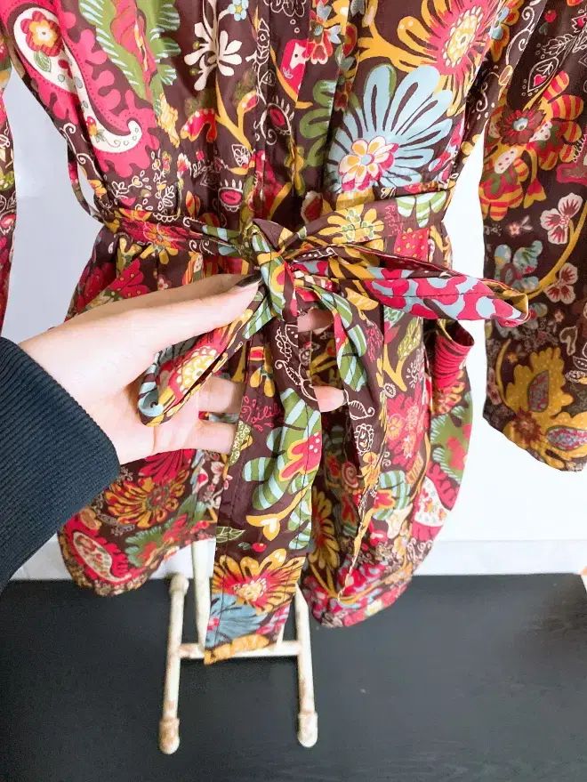 モンヴィンテージ(M) オイリリー レディースベルト付きハーフ超軽量アウター